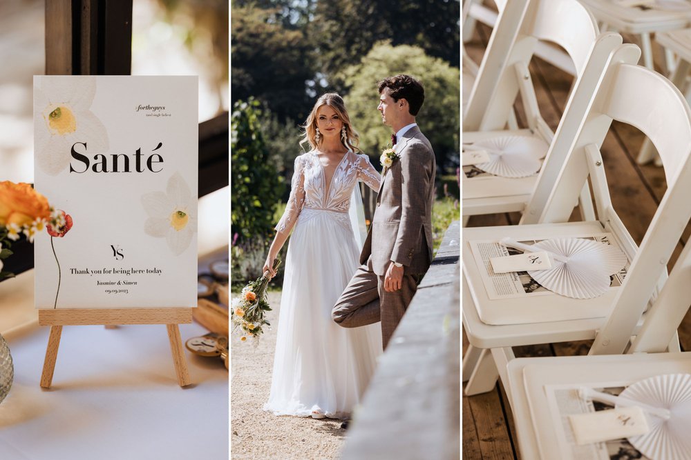 Yasmine & Simen’s zonovergoten huwelijk in Domein Clos St. Denis